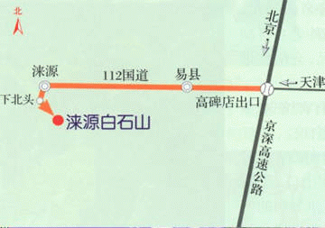 白石山路線圖