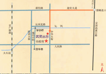 趙叢臺路線圖