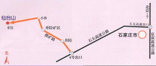 仙臺(tái)山路線圖